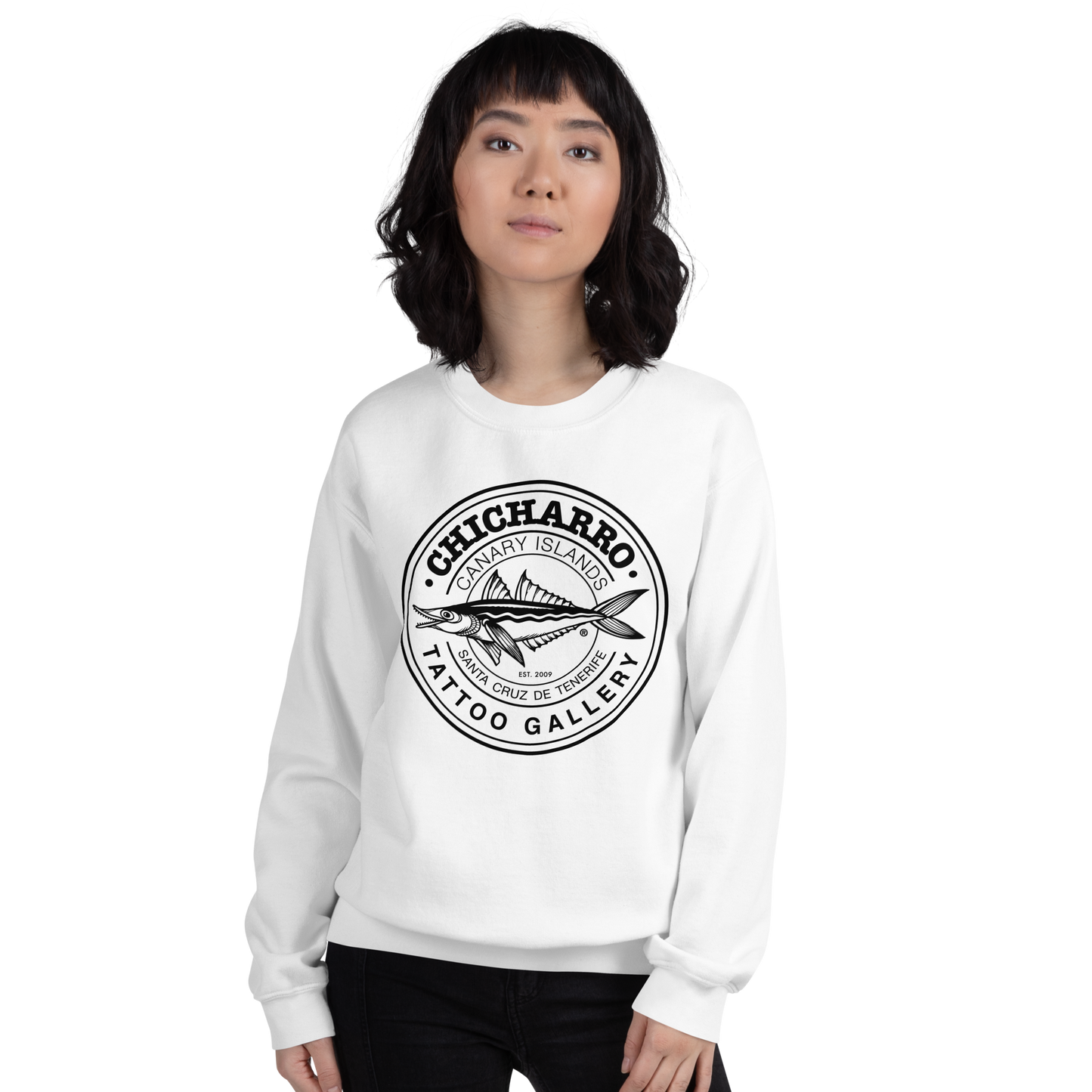 Suéter Chicharro Blanco y Negro - CHICHARRO CLOTHING