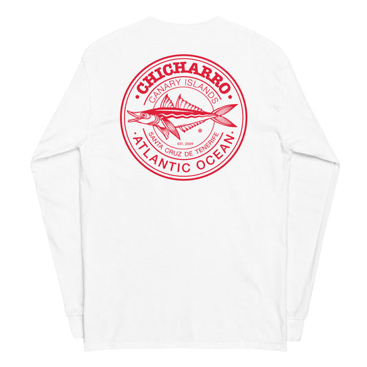 Camiseta Manga Larga Chicharro Brand Nata y Fresa - CHICHARRO CLOTHING