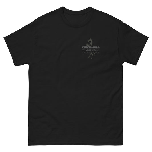 Camiseta Chicharro TTC Horse Black Stalion Negro Lava - CHICHARRO CLOTHING
