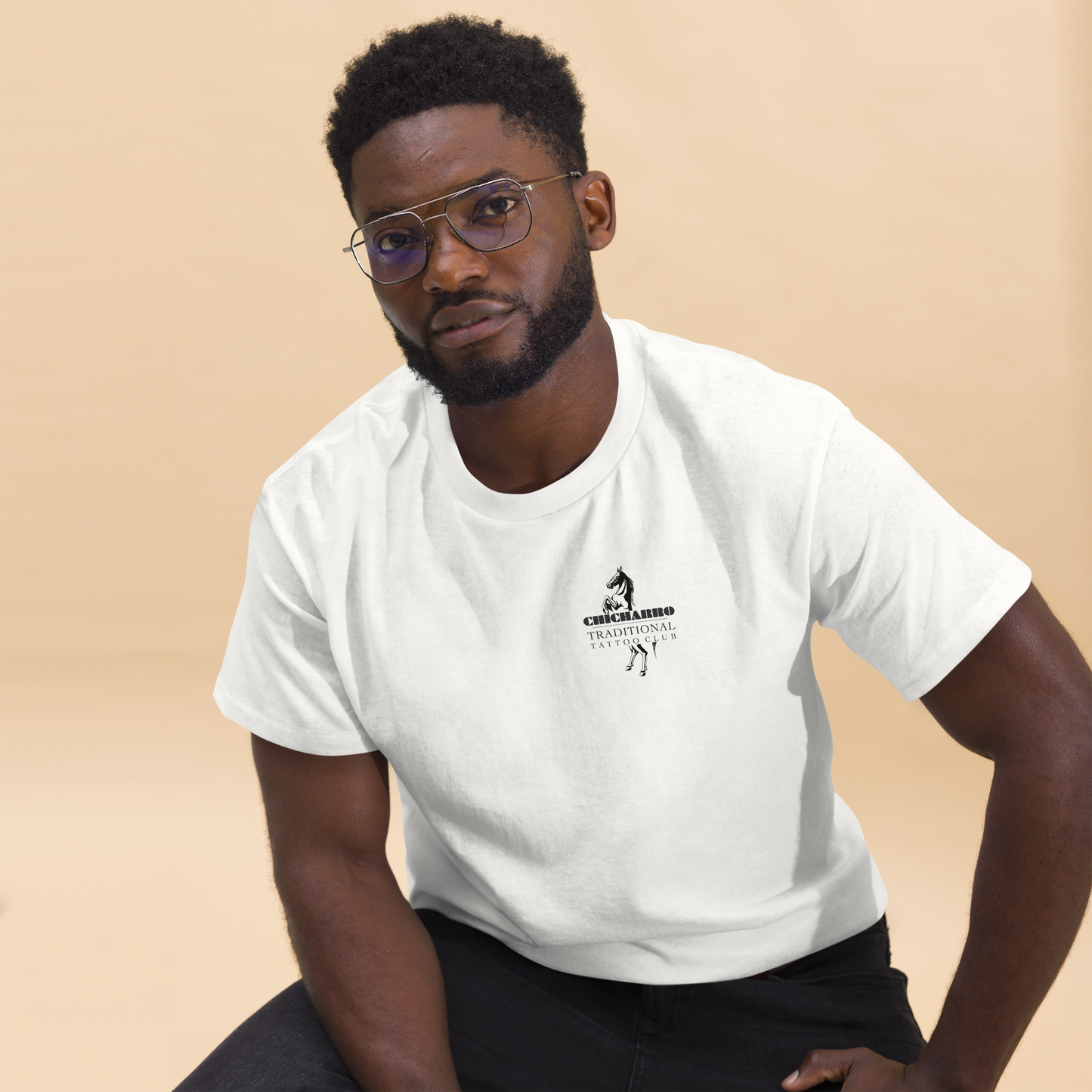 Camiseta Chicharro TTC Horse Blanco Náutico - CHICHARRO CLOTHING