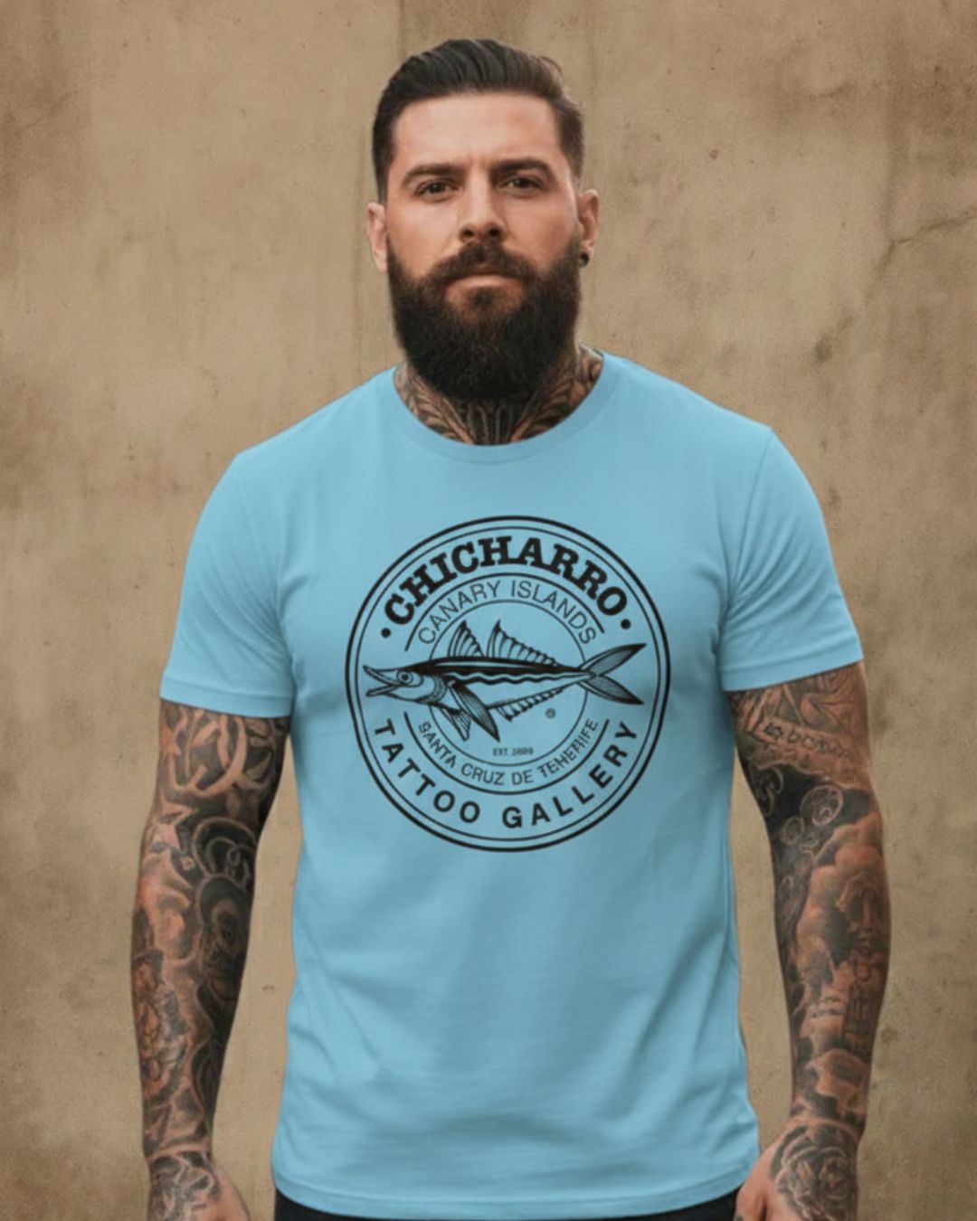 Camiseta Chicharro Azul Flojo