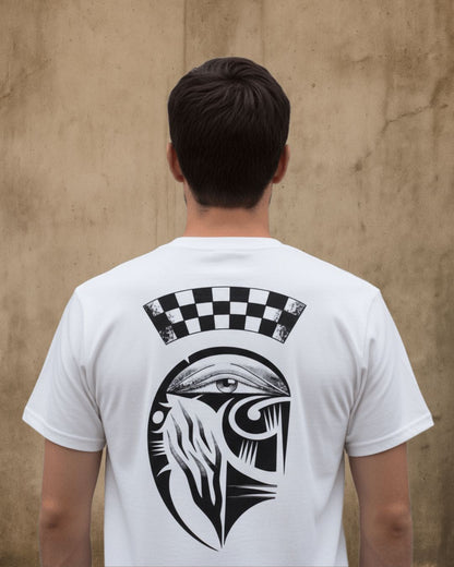 Camiseta Chicharro Eye Without Face Blanco y Negro CHICHARRO CLOTHING CHICHARRO CLOTHING