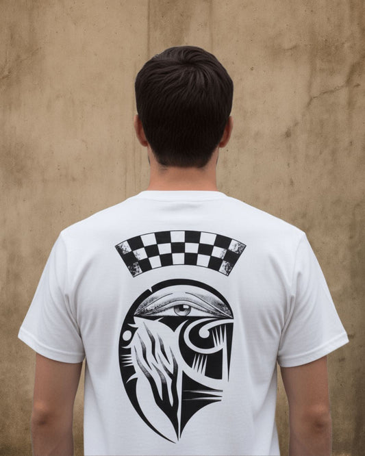Camiseta Chicharro Eye Without Face Blanco y Negro CHICHARRO CLOTHING CHICHARRO CLOTHING