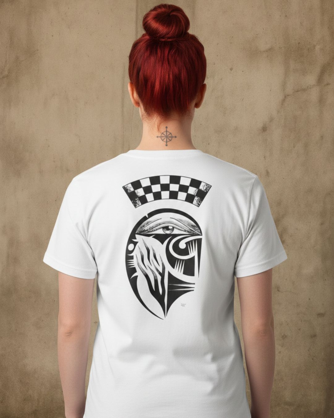 Camiseta Chicharro Eye Without Face Blanco y Negro CHICHARRO CLOTHING CHICHARRO CLOTHING