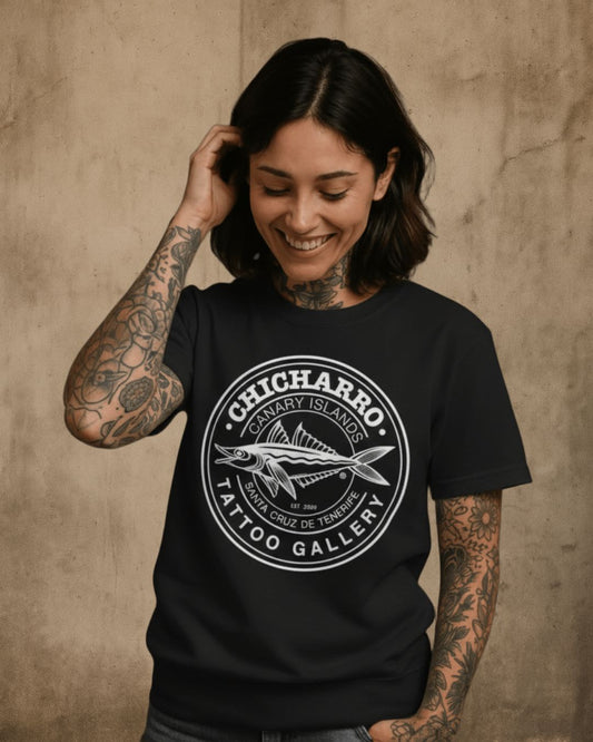 Camiseta Chicharro Negro y Blanco