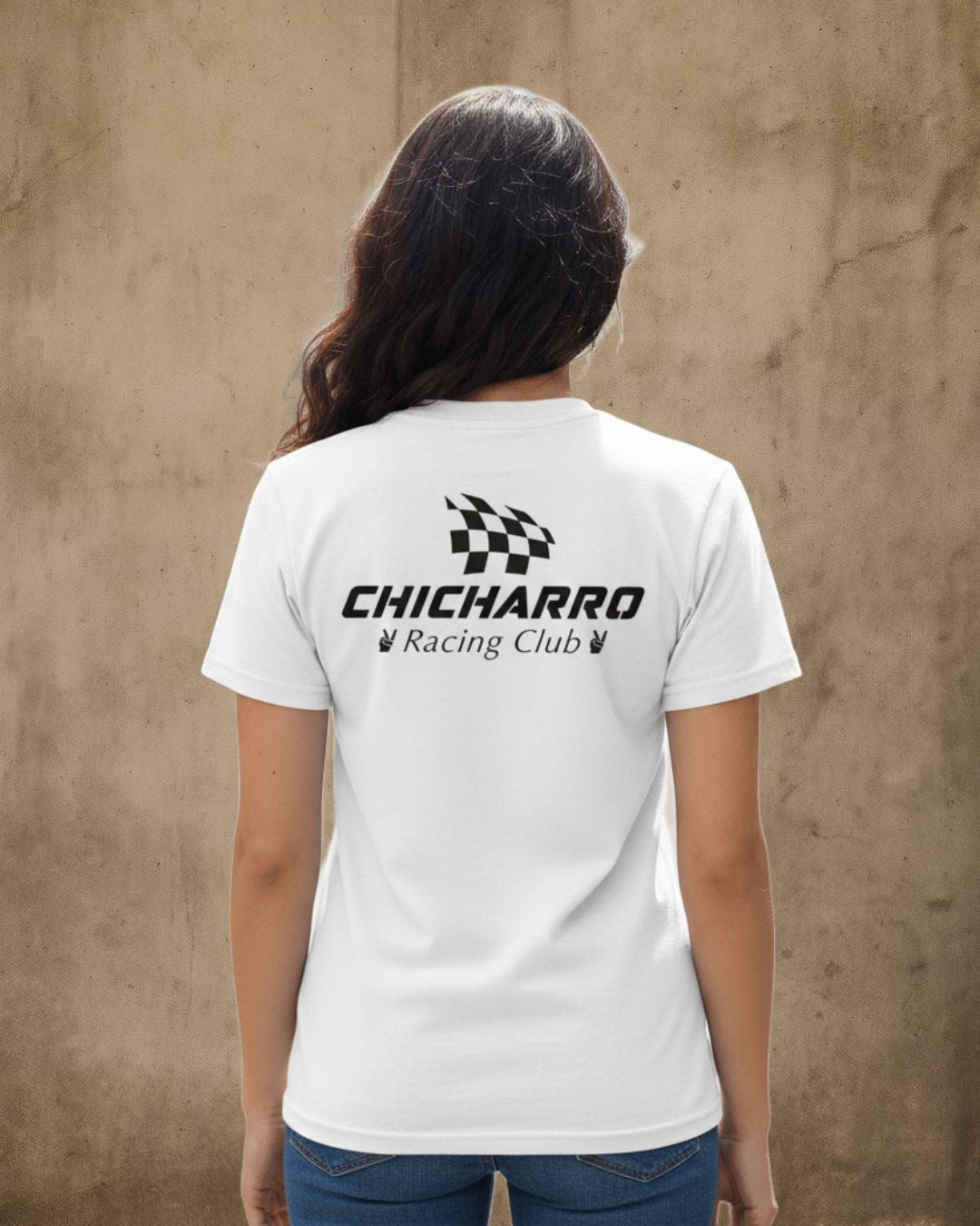 Camiseta Chicharro Racing Club Blanco y Negro CHICHARRO CLOTHING CHICHARRO CLOTHING