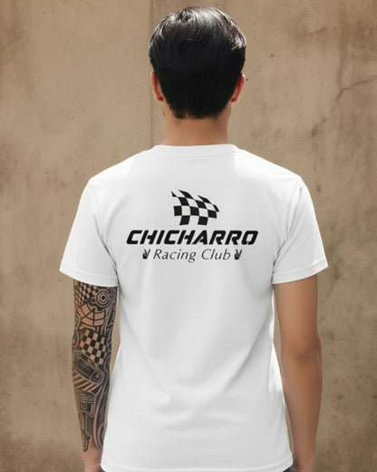 Camiseta Chicharro Racing Club Blanco y Negro CHICHARRO CLOTHING CHICHARRO CLOTHING