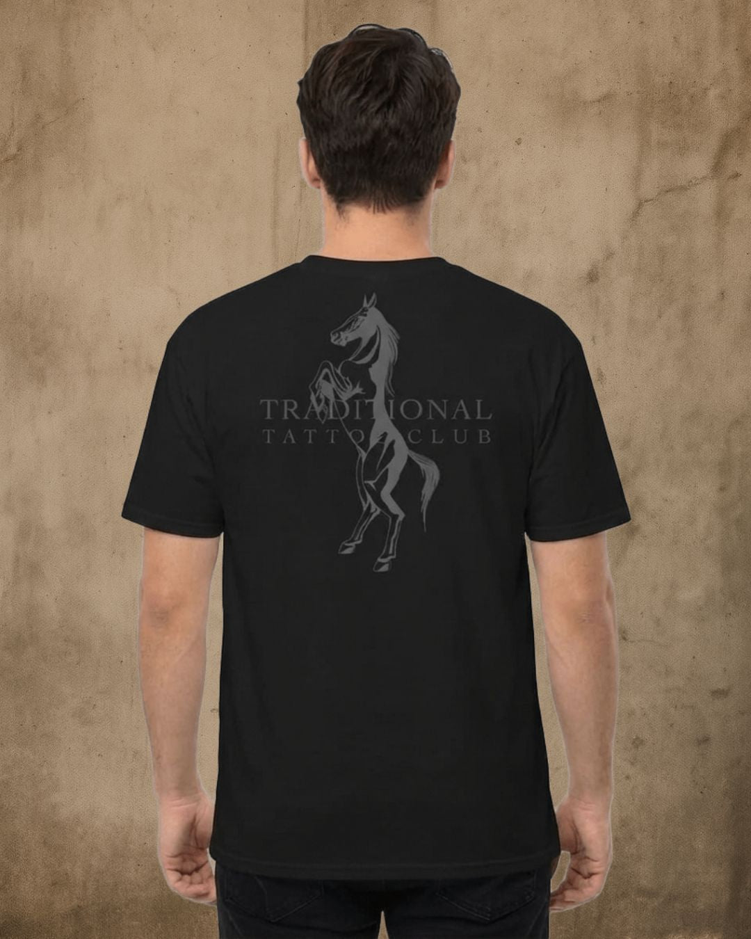 Camiseta Chicharro TTC Horse Black Stalion Negro Lava CHICHARRO CLOTHING CHICHARRO CLOTHING