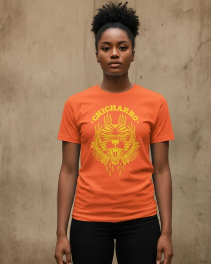 Camiseta Chicharro Tigre y Rosas Magma CHICHARRO CLOTHING CHICHARRO CLOTHING