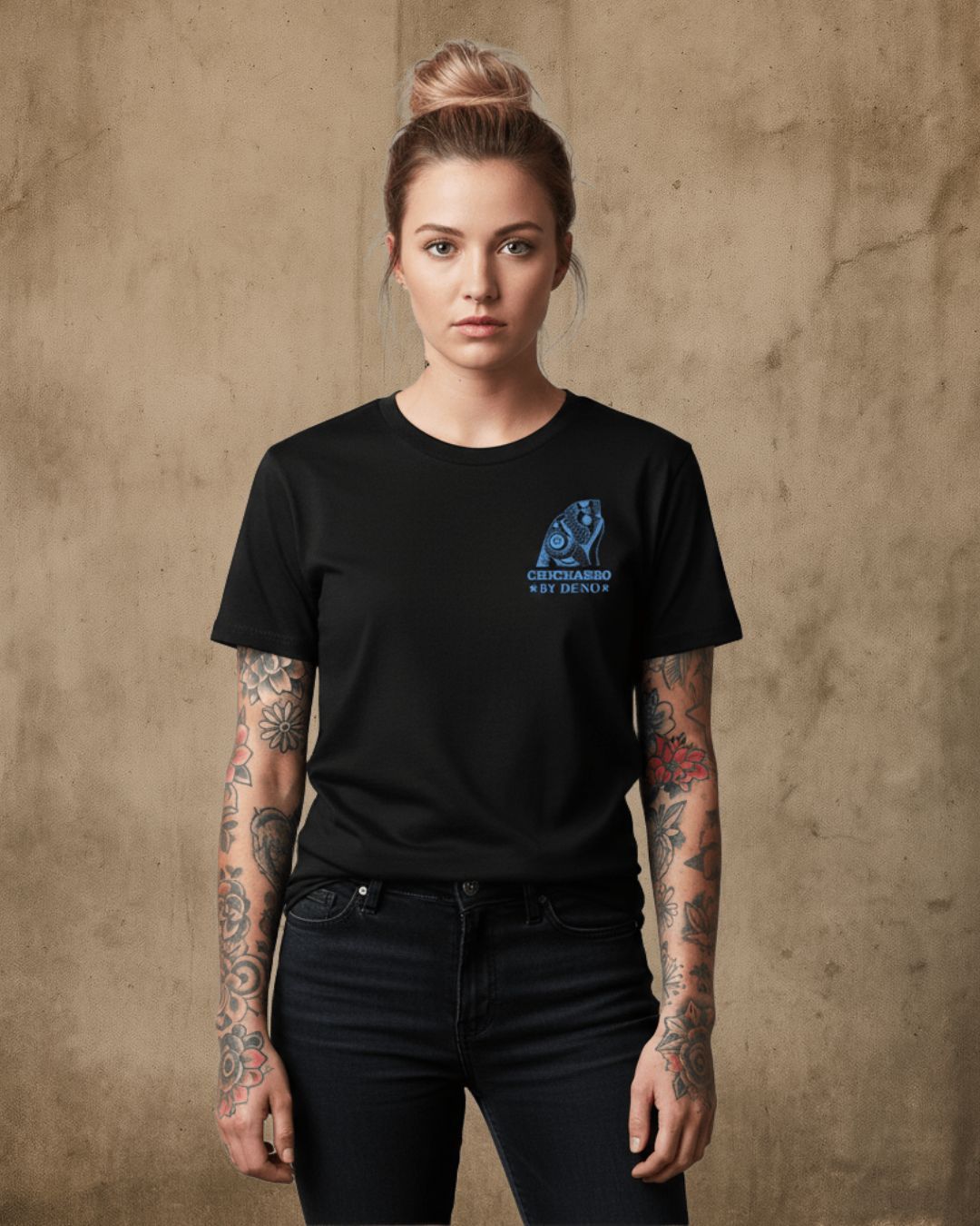 Camiseta Chicharro by Deno Tabaiba Blue CHICHARRO CLOTHING CHICHARRO CLOTHING