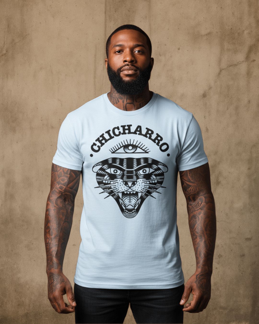 Camiseta Chicharro Pantera Azul Flojo CHICHARRO CLOTHING CHICHARRO CLOTHING