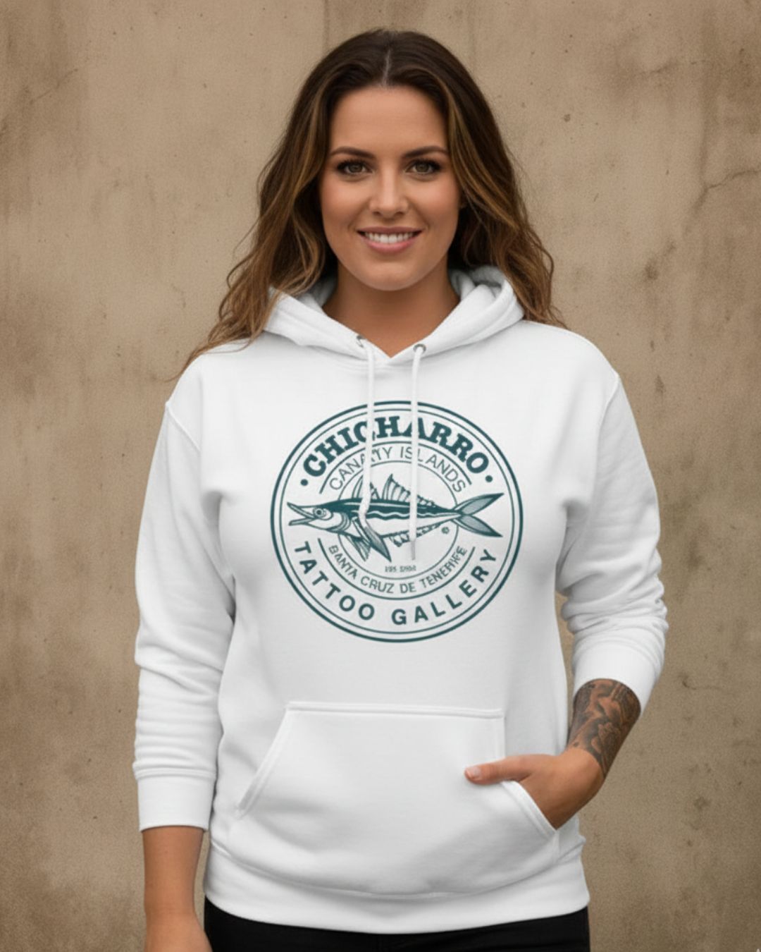 Sudadera Chicharro Blanco Náutico CHICHARRO CLOTHING CHICHARRO CLOTHING