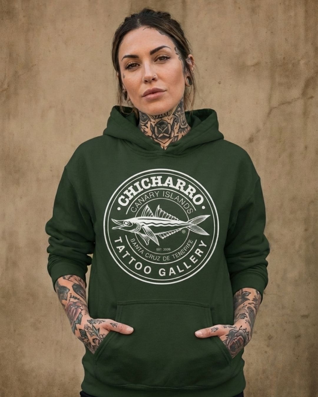 Sudadera Chicharro Esperanza Green CHICHARRO CLOTHING CHICHARRO CLOTHING