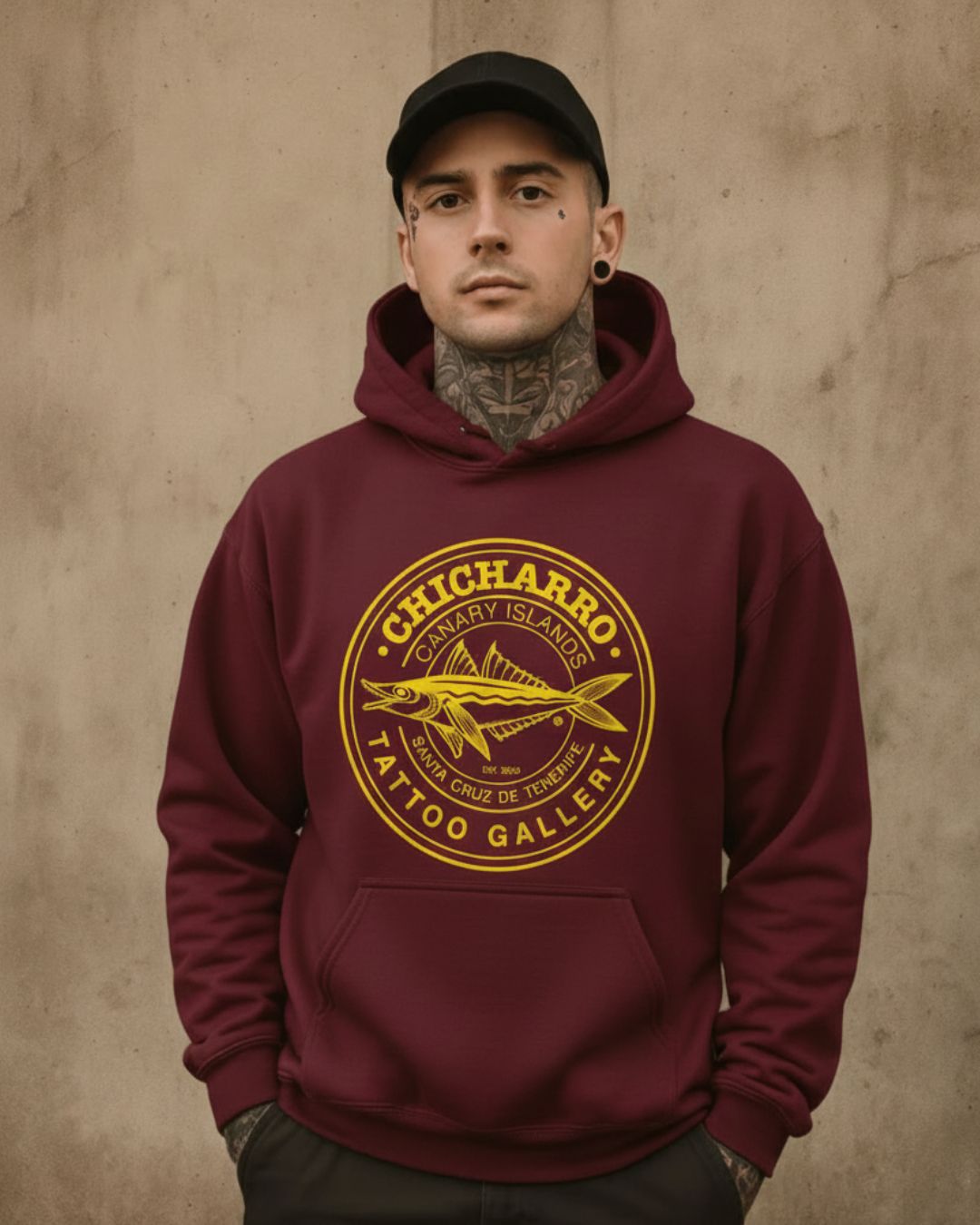 Sudadera Chicharro Tacoronte Wine CHICHARRO CLOTHING CHICHARRO CLOTHING
