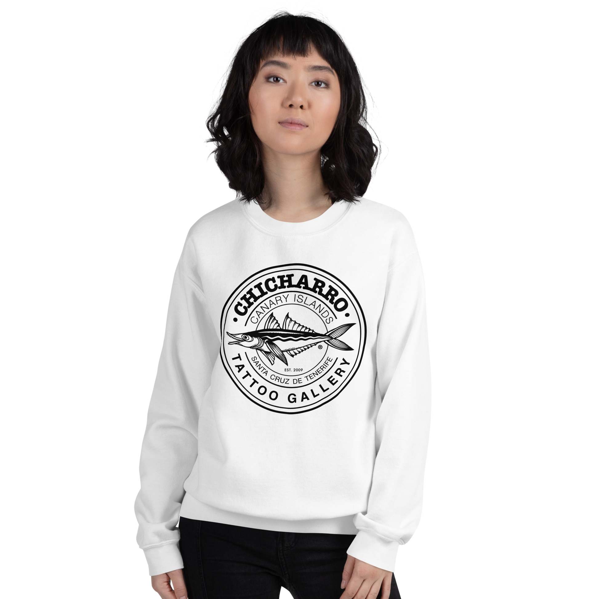 Suéter Chicharro Blanco y Negro - CHICHARRO CLOTHING