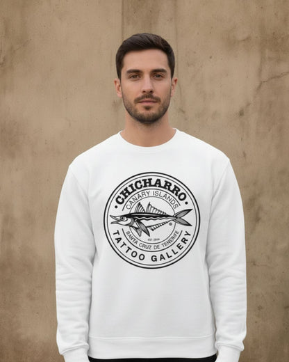 Suéter Chicharro Blanco y Negro CHICHARRO CLOTHING CHICHARRO CLOTHING