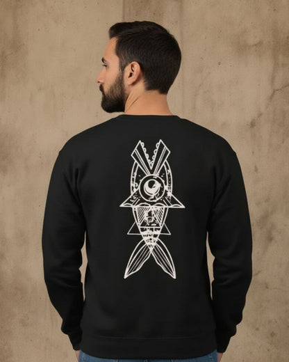 Suéter Chicharro Pez Africano Lava Negra CHICHARRO CLOTHING CHICHARRO CLOTHING