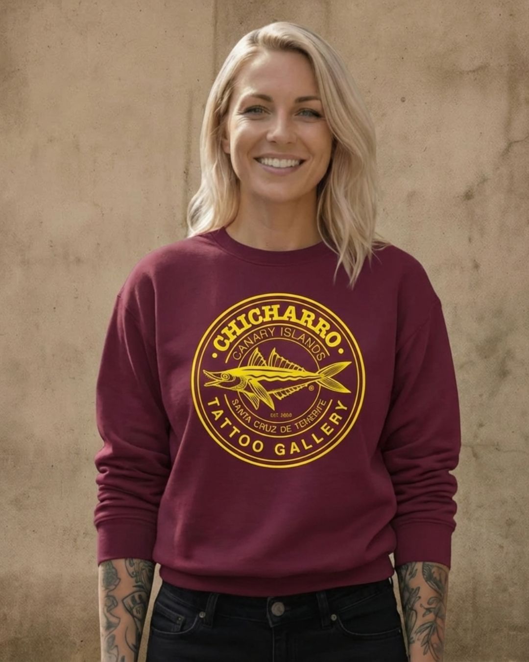 Suéter Chicharro Tacoronte Wine CHICHARRO CLOTHING CHICHARRO CLOTHING