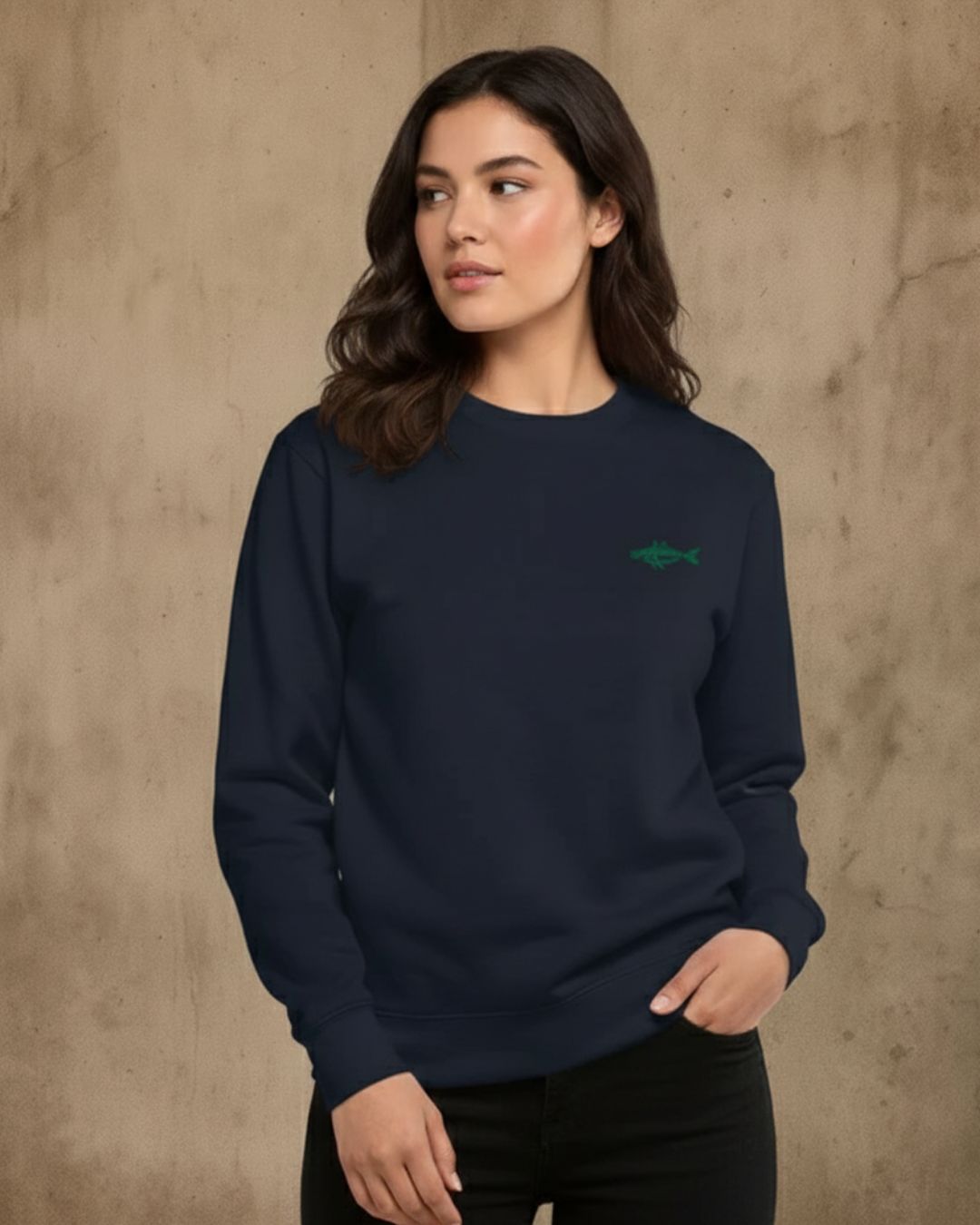 Suéter De Chicharro con Bordado HQ CHICHARRO CLOTHING CHICHARRO CLOTHING
