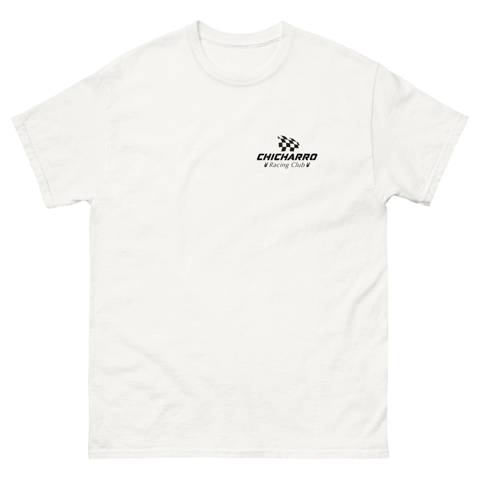 Camiseta Chicharro Casco Blanco y Negro - CHICHARRO CLOTHING