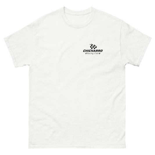 Camiseta Chicharro Casco Blanco y Negro - CHICHARRO CLOTHING