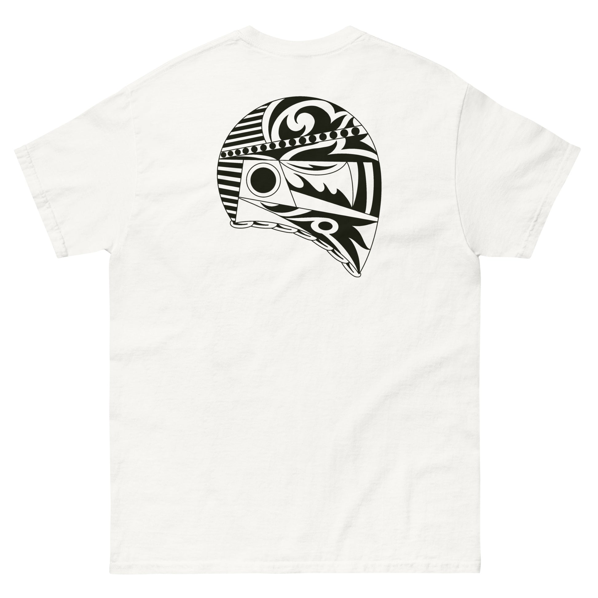 Camiseta Chicharro Casco Blanco y Negro - CHICHARRO CLOTHING