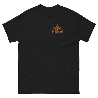 Camiseta Chicharro Sol Africano Negro Lava o Magma