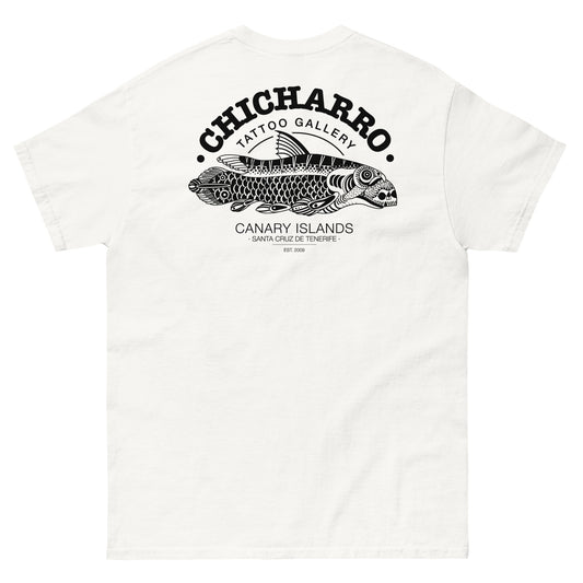 Camiseta Chicharro by Deno Blanco y Negro - CHICHARRO CLOTHING