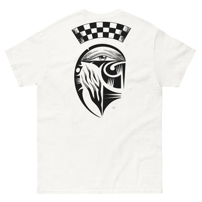 Camiseta Chicharro Eye Without Face Blanco y Negro - CHICHARRO CLOTHING