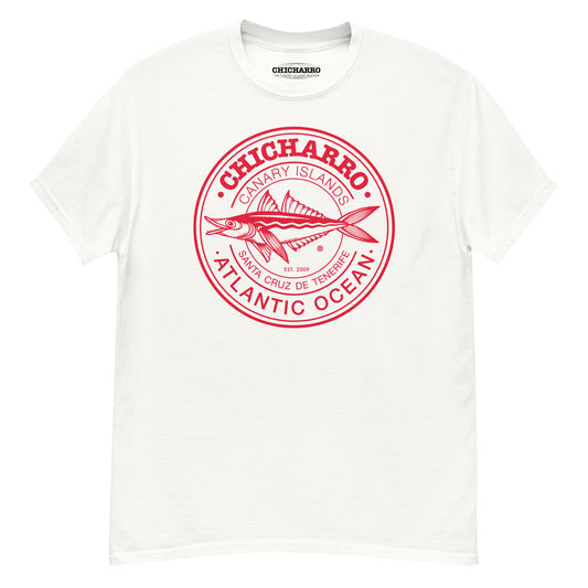 Camiseta Chicharro Atlantic Ocean Blanco Nautico y Magma