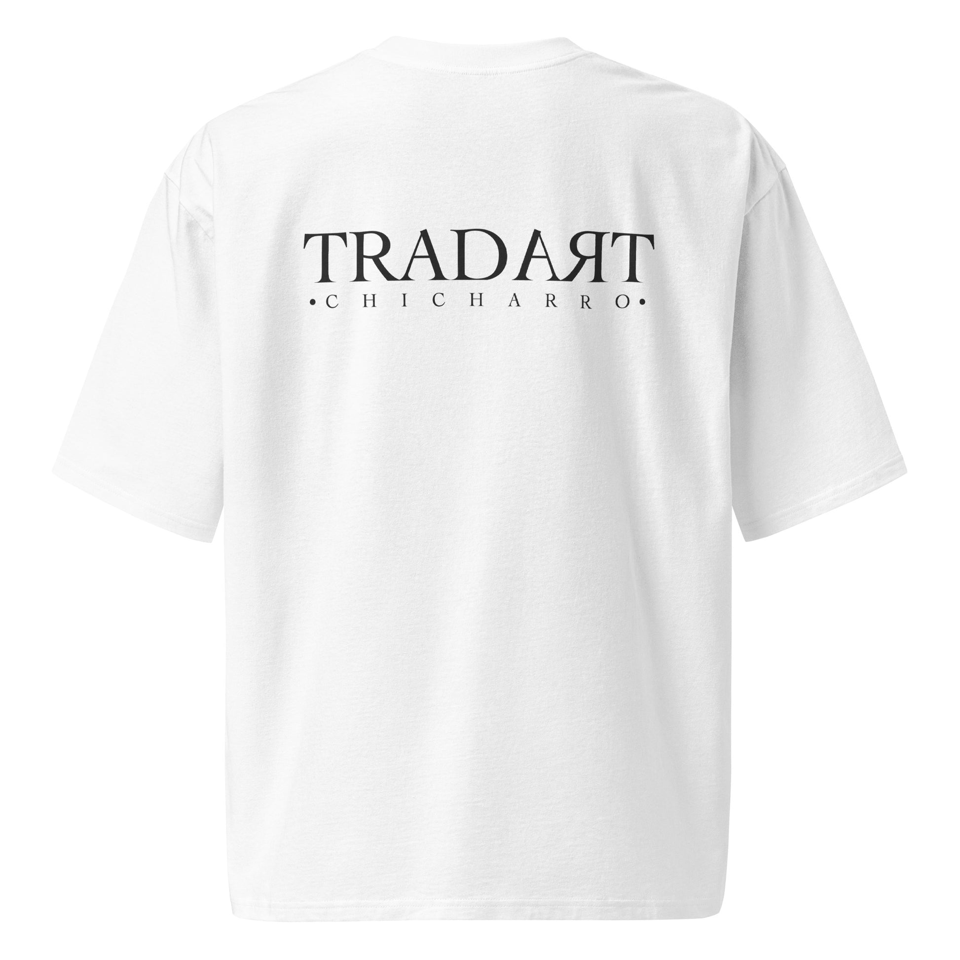 Camiseta Chicharro Tradart Over Crop Blanco Náutico - CHICHARRO CLOTHING