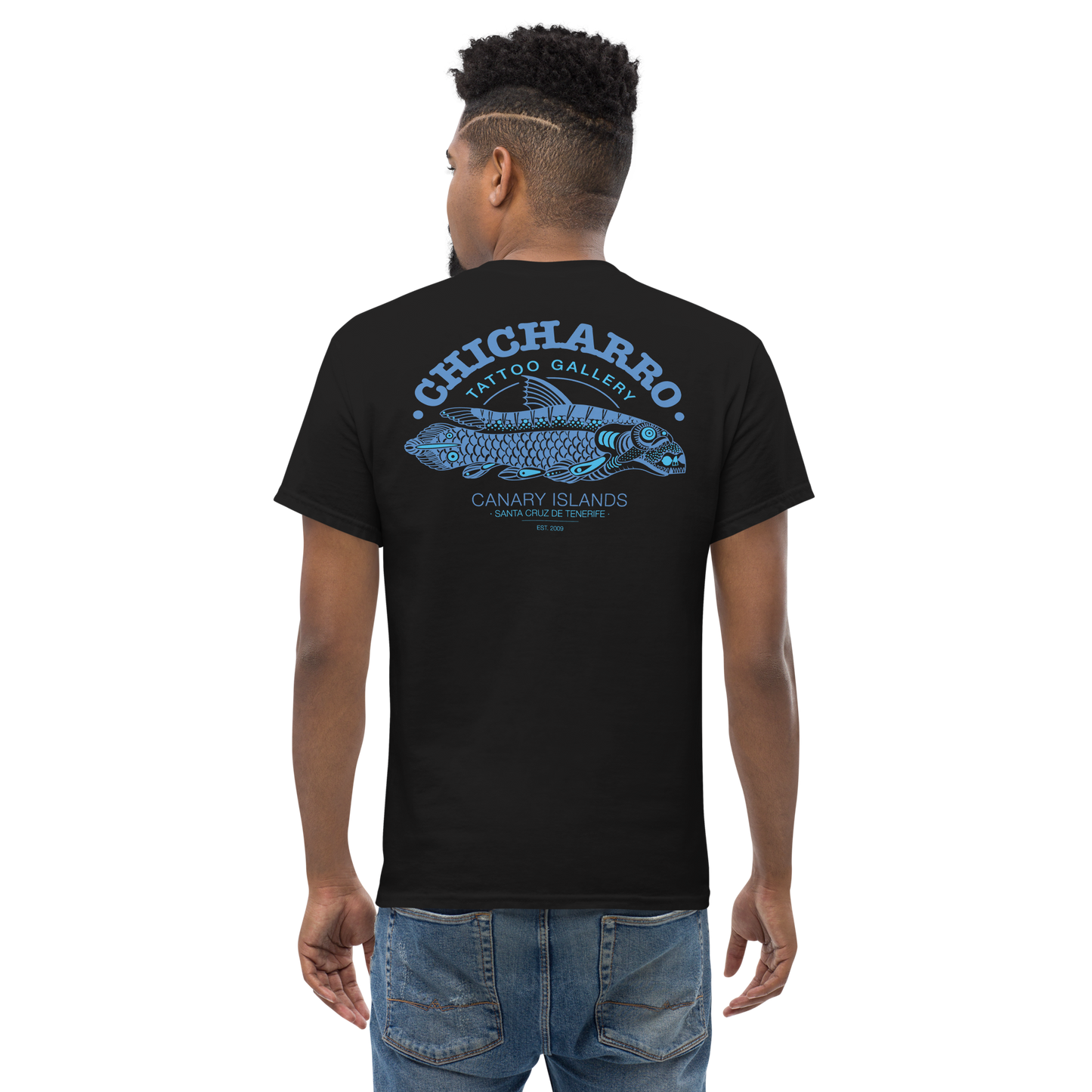 Camiseta Chicharro by Deno Tabaiba Blue - CHICHARRO CLOTHING