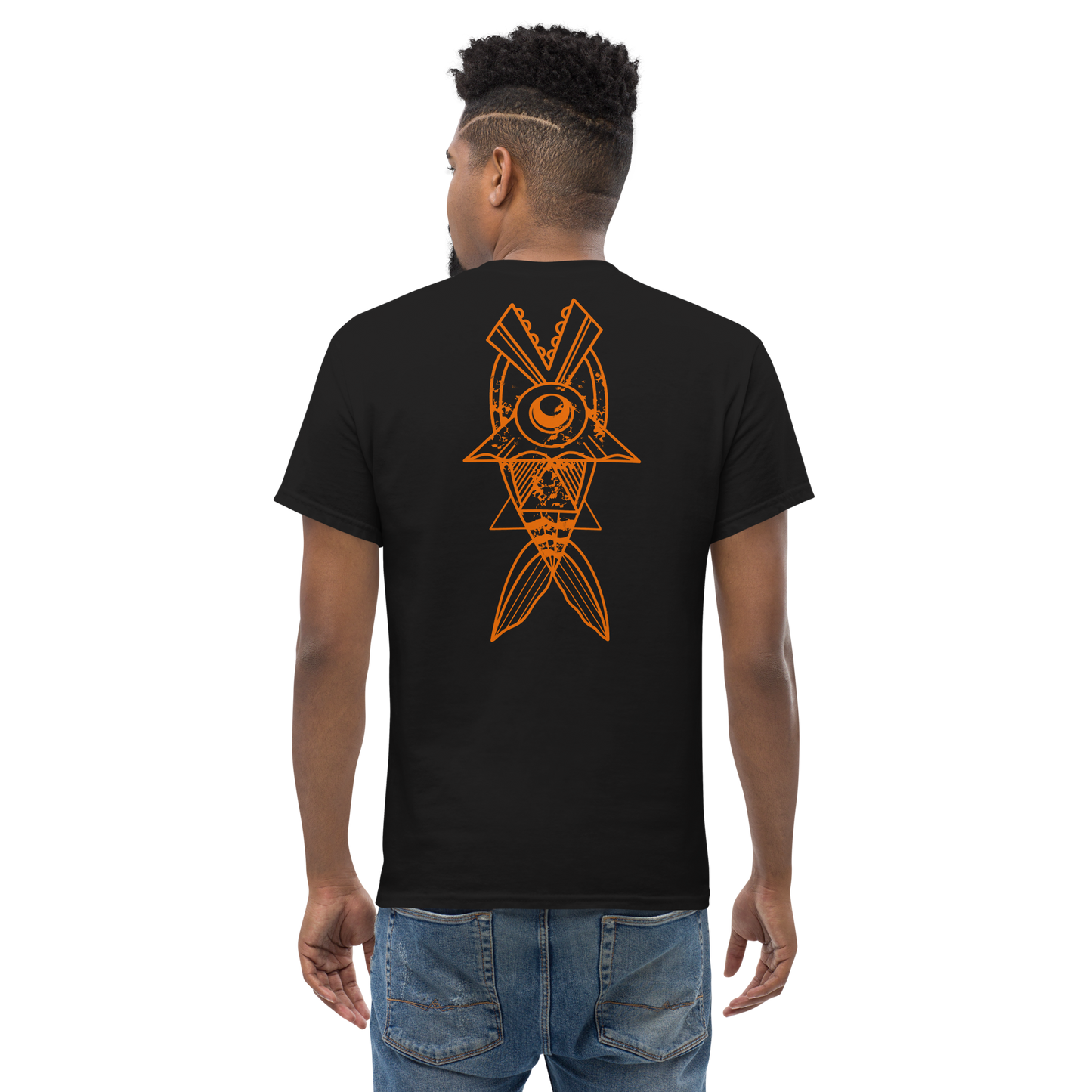 Camiseta Chicharro Sol Africano Negro Lava o Magma