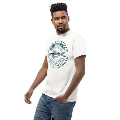 Camiseta Chicharro Blanco Nautico Azulverde - CHICHARRO CLOTHING