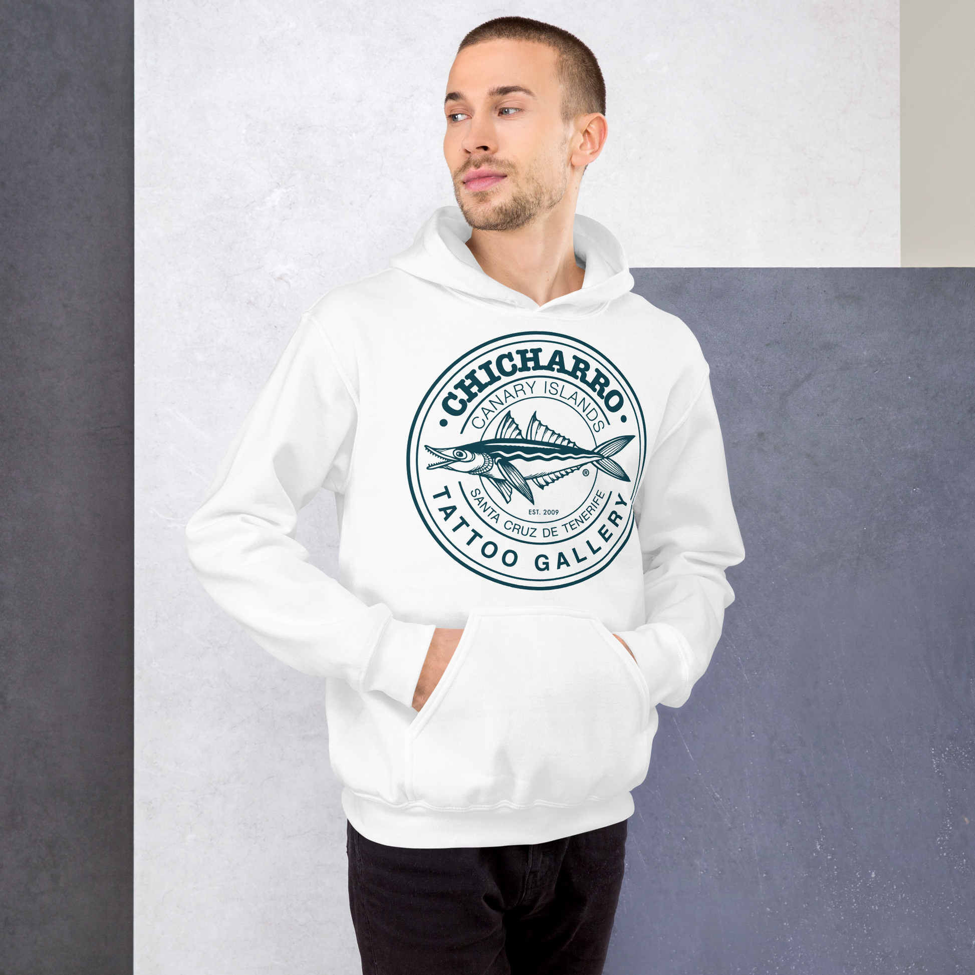 Sudadera Chicharro Blanco Náutico - CHICHARRO CLOTHING